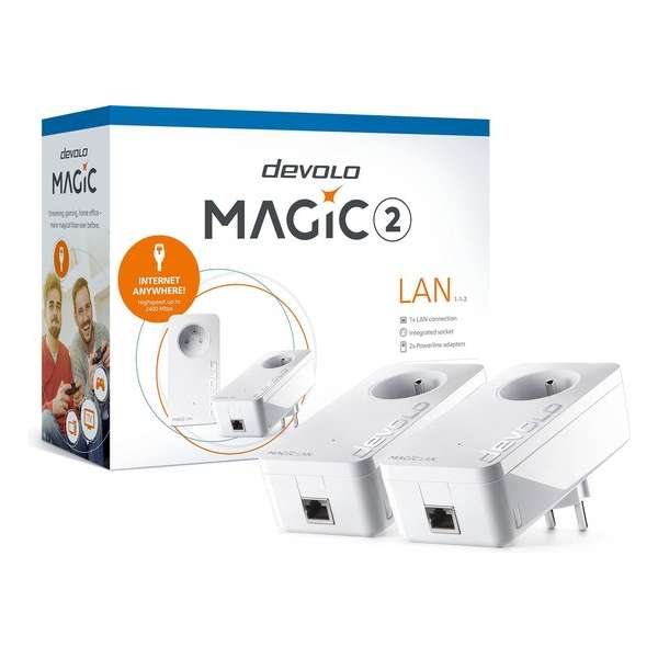 devolo Magic 2 LAN - Powerline zonder wifi - 2 stuks - BE