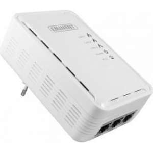 Powerline adapter 200Mbps 3 poort switch