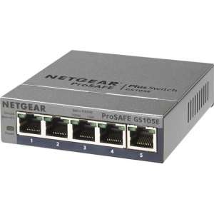 Netgear ProSAFE GS105E - Netwerk Switch - Smart managed