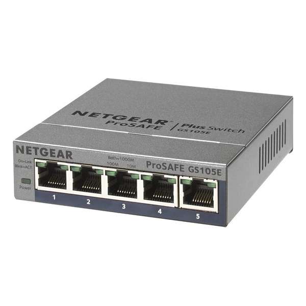 Netgear ProSAFE GS105E - Netwerk Switch - Smart managed