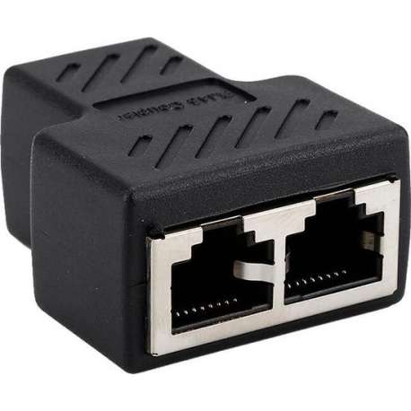 RJ45 Splitter 1 naar 2 Netwerk Adapter