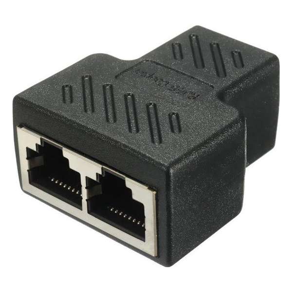 RJ45 Splitter 1 naar 2 Netwerk Adapter -  Connector - LAN