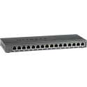 Netgear ProSAFE GS116E - Netwerk Switch - Smart managed - 16 gigabit poorten