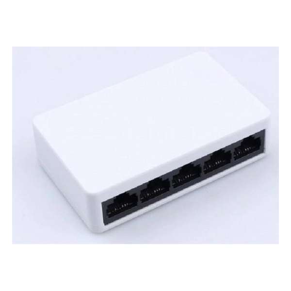 Netwerkswitch Fast Ethernet 10 / 100Mbps LAN RJ45 Switcher , UTP splitter, netwerk splitter, verdeel netwerk