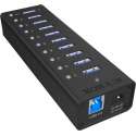 Raidsonic ICY BOX IB-AC6110 10-Port USB 3.0 Hub