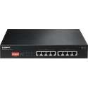 Edimax GS-1008P V2 netwerk-switch Gigabit Ethernet (10/100/1000) Zwart Power over Ethernet (PoE)