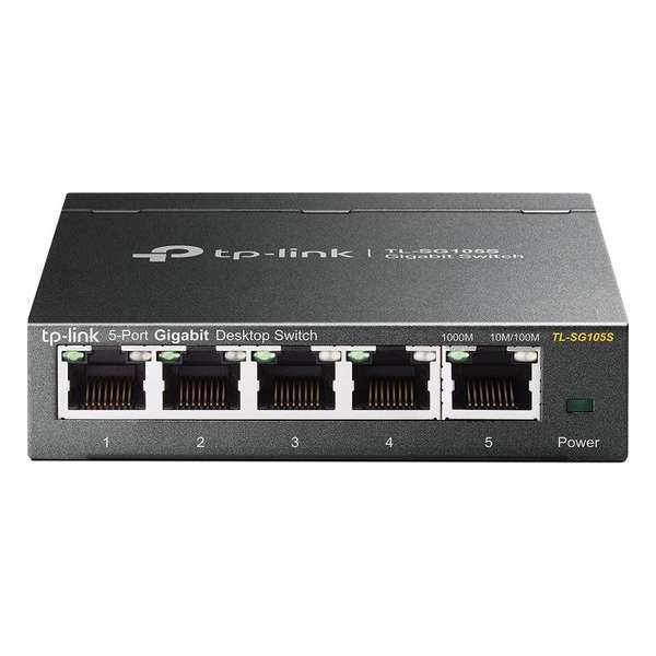 TP-LINK TL-SG105S - Switch - Zwart