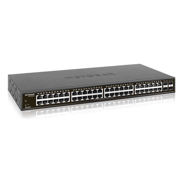 Netgear GS348T - Netwerk Switch - Unmanaged - 47 poorten