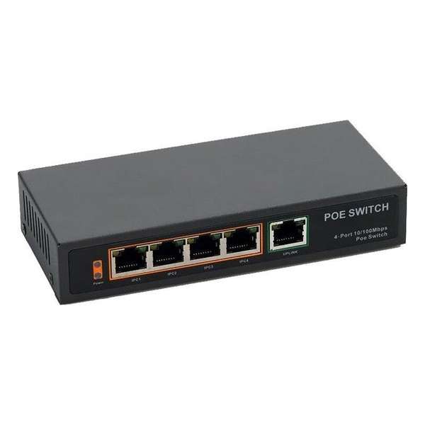 4 poorts POE SIP Switch module