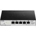 D-Link DGS-1100-05PD netwerk-switch Managed L2 Gigabit Ethernet (10/100/1000) Zwart Power over Ethernet (PoE)