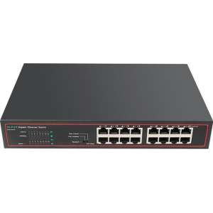 SBVR - TXE168 - Ethernet Netwerk Switch - 16 poorten - 1000 Mbps | 32 Gbps Switch Capaciteit | RJ45 poorten