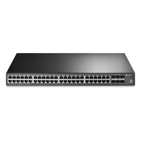 TP-LINK T3700G-52TQ Managed L2/L3 Gigabit Ethernet (10/100/1000) Zwart