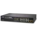 Planet FGSD-1008HPS netwerk-switch Fast Ethernet (10/100) Zwart 1U Power over Ethernet (PoE)