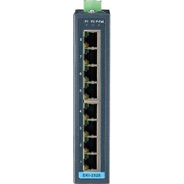 Advantech EKI-2528 Onbeheerde netwerkswitch Fast Ethernet (10/100) Zwart