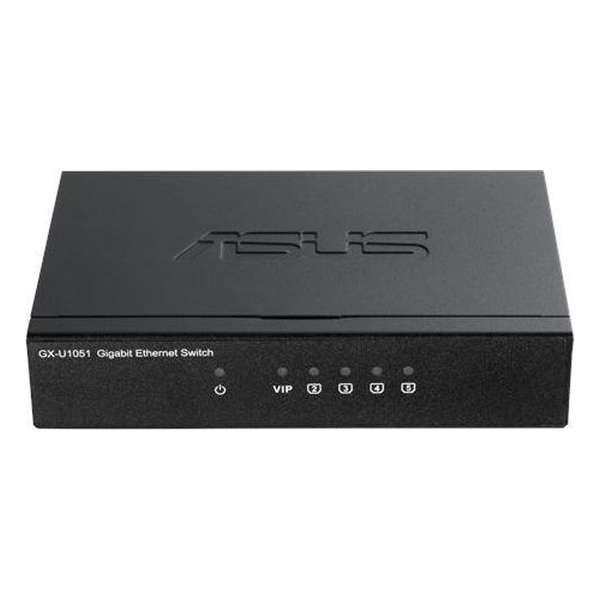 ASUS GX-U1051 Managed Gigabit Ethernet (10/100/1000) Zwart