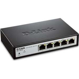 D-Link DGS-1100-05 Managed L2 Gigabit Ethernet (10/100/1000) Grijs