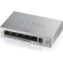 Zyxel GS1005HP Unmanaged Gigabit Ethernet (10/100/1000) Zilver Power over Ethernet (PoE)