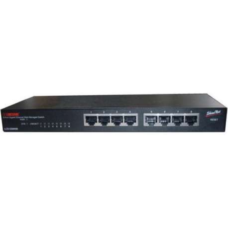 Switch Longshine 8x GE GS8408 Web Smart SNMP (Fanless)