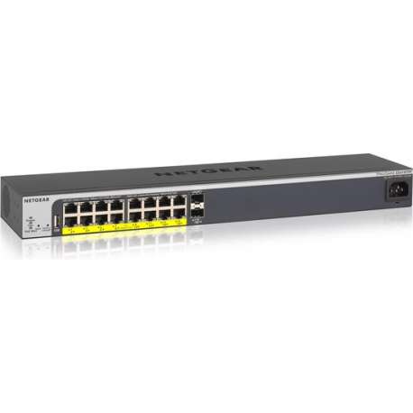 Netgear GS418TPP - Managed Switch - 16 poorten