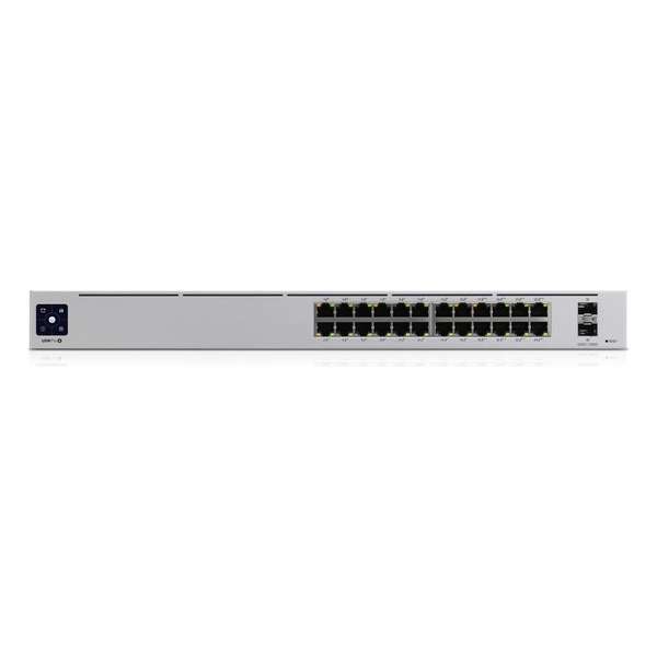 Ubiquiti Networks UniFi Pro 24-Port PoE Managed L2/L3 Gigabit Ethernet (10/100/1000) Zilver 1U Power over Ethernet (PoE)