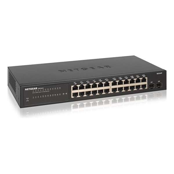 Netgear GS324T - Managed Switch - Smart managed - 24 poorten