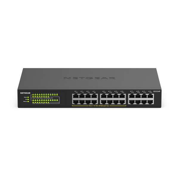 Netgear GS324P - Netwerkswitch - Unmanaged - 24 poorten