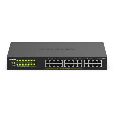 Netgear GS324P - Netwerkswitch - Unmanaged - 24 poorten