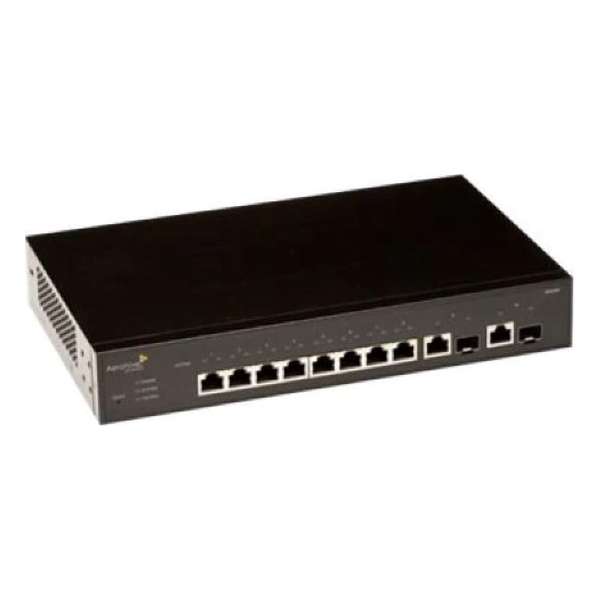 Aerohive SR2208P Managed L3 Gigabit Ethernet (10/100/1000) Zwart Power over Ethernet (PoE) switch