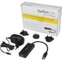 StarTech.com 4 Port USB 3.0 Hub with Cha