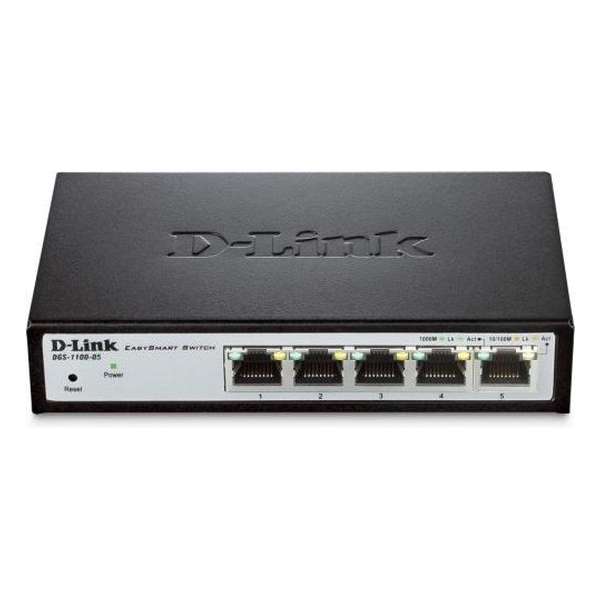 D-Link EasySmart Managed L2 Gigabit Ethernet (10/100/1000) Zwart