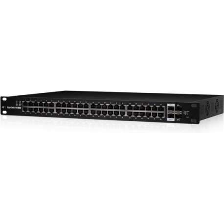 Ubiquiti Networks ES-48-750W netwerk-switch Managed L2/L3 Gigabit Ethernet (10/100/1000) Zwart 1U Power over Ethernet (PoE)