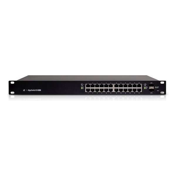 Ubiquiti Networks ES-24-500W netwerk-switch Managed L2/L3 Gigabit Ethernet (10/100/1000) Zwart 1U Power over Ethernet (PoE)