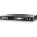 Cisco SG350-52 Managed L3 Gigabit Ethernet (10/100/1000) Zwart 1U