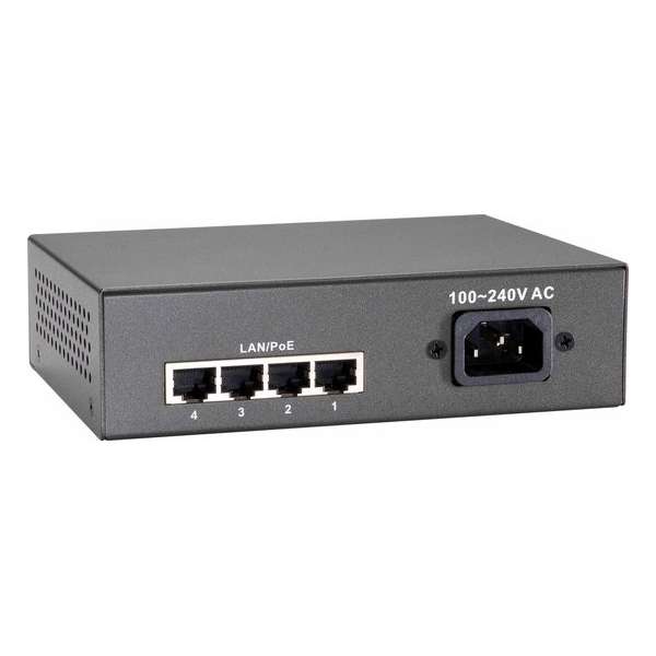 LevelOne FEP-0511W120 Fast Ethernet (10/100) Grijs Power over Ethernet (PoE)