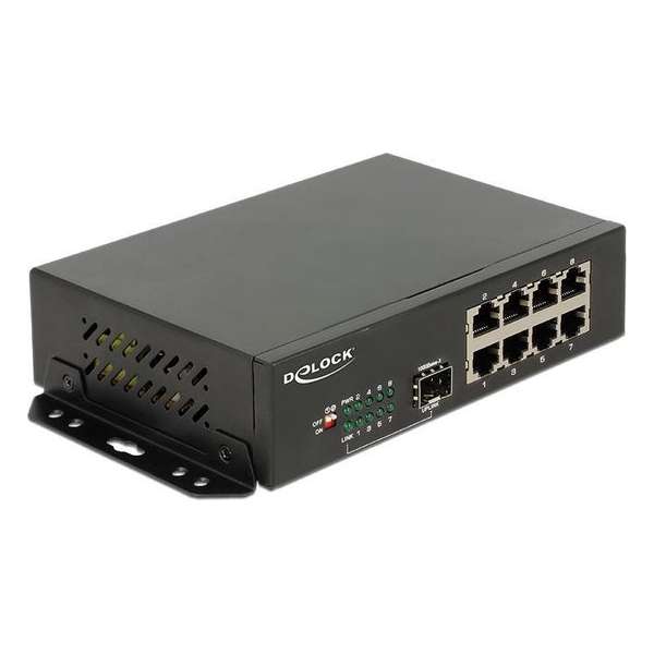 DeLOCK 87708 netwerk-switch Gigabit Ethernet (10/100/1000) Zwart