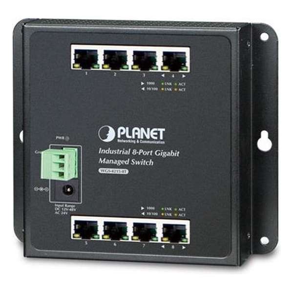 Planet WGS-4215-8T netwerk-switch Managed Gigabit Ethernet (10/100/1000) Zwart