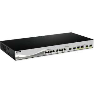 D-Link DXS-1210-12SC netwerk-switch Managed L2 Zwart, Zilver 1U