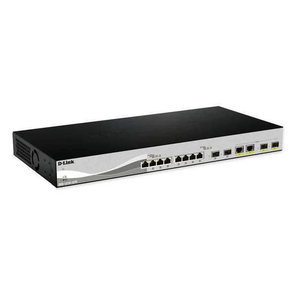 D-Link DXS-1210-12SC netwerk-switch Managed L2 Zwart, Zilver 1U