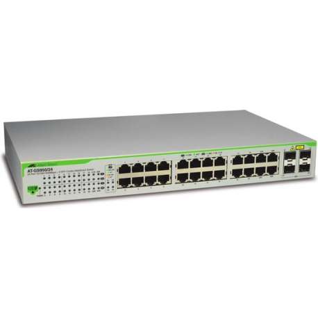 AT-GS950-24-50\24 port 10-100-1000TX WebSmar switch with 4 SFP bays ECO version