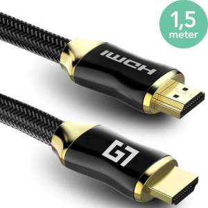 LifeGoods HDMI Kabel 2.0 - Ultra HD 4K High Speed (60hz) - Gold Plated - 1.5 Meter