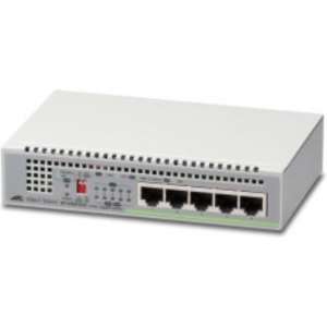 Allied Telesis AT-GS910/5-50 Unmanaged Gigabit Ethernet (10/100/1000) Grijs