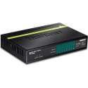 Trendnet TPE-TG82G netwerk-switch Gigabit Ethernet (10/100/1000) Zwart Power over Ethernet (PoE)