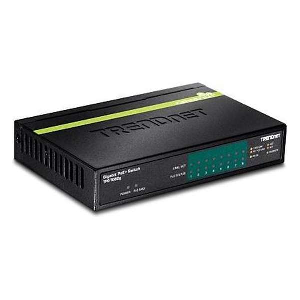 Trendnet TPE-TG82G netwerk-switch Gigabit Ethernet (10/100/1000) Zwart Power over Ethernet (PoE)