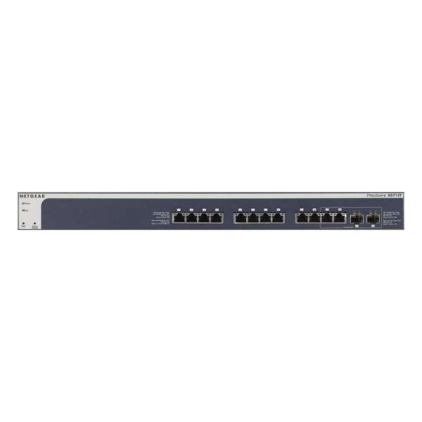 Netgear XS712T - Netwerk Switch - Smart Managed / Zwart