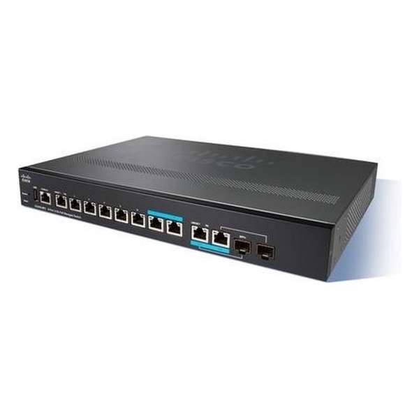 Cisco Small Business SG350-8PD Managed L2/L3 Gigabit Ethernet (10/100/1000) Zwart 1U Power over Ethernet (PoE)