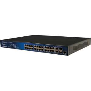 ALLNET 137465 netwerk-switch Managed L2 Gigabit Ethernet (10/100/1000) Zwart 19U Power over Ethernet (PoE)