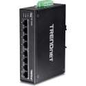 Trendnet TI-PG80 netwerk-switch Unmanaged L2 Gigabit Ethernet (10/100/1000) Zwart Power over Ethernet (PoE)