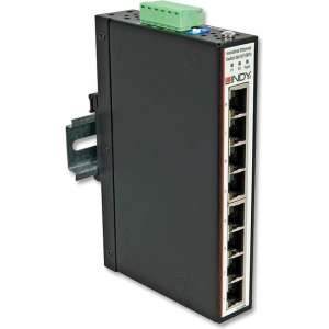 8-port Industrie-Switch 10/100 voor Schaltschrank Hutschiene