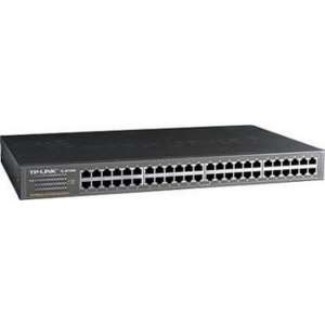 48 poorten, 19" TP-LINK netwerkswitch, 10/100 Mbps, RJ45, Auto MDI/MDIX