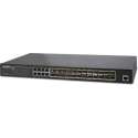 Planet GS-5220-16S8CR netwerk-switch Managed L2+ Gigabit Ethernet (10/100/1000) Zwart 1U Power over Ethernet (PoE)